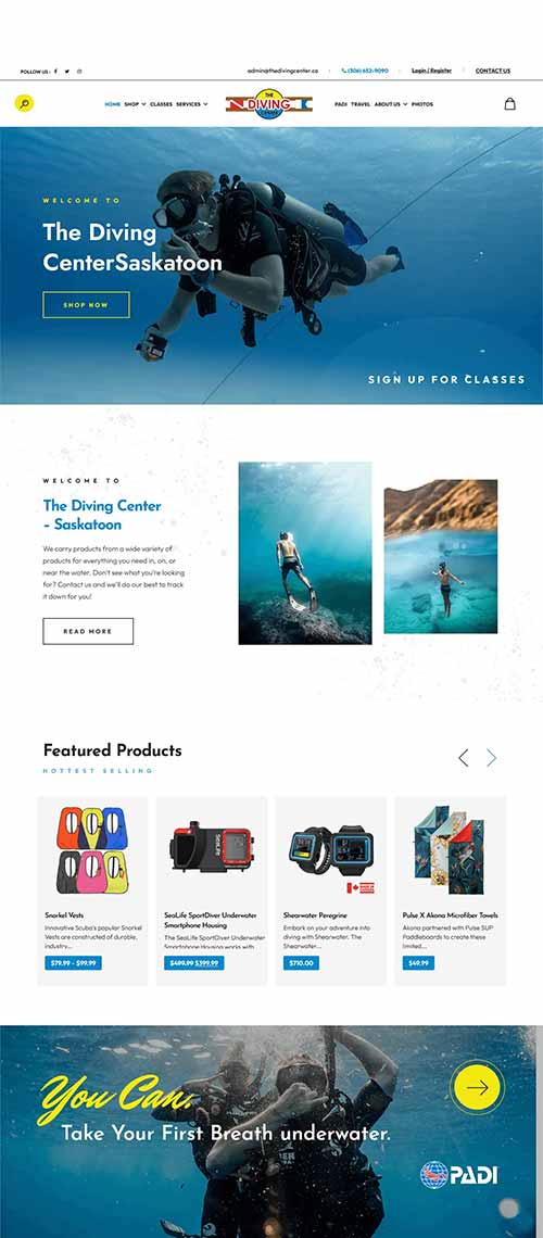 How a Local Diving Center in Saskatoon Reached the Top of Google