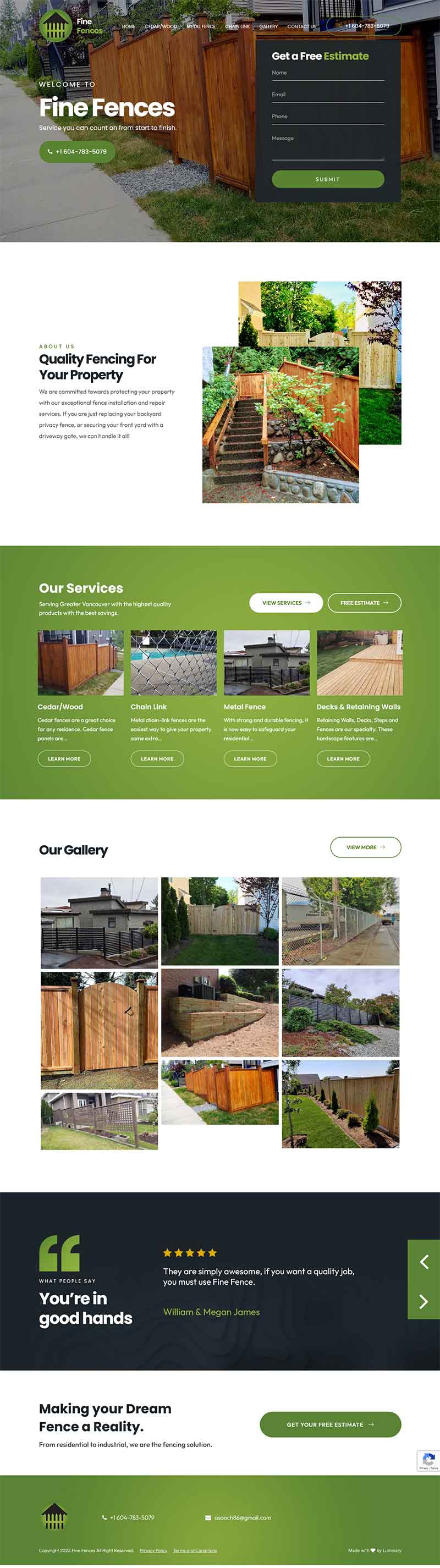 Fine Fences